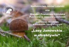 Rozstrzygnięcie konkursu fotograficznego „Lasy Janowskie w obiektywie”